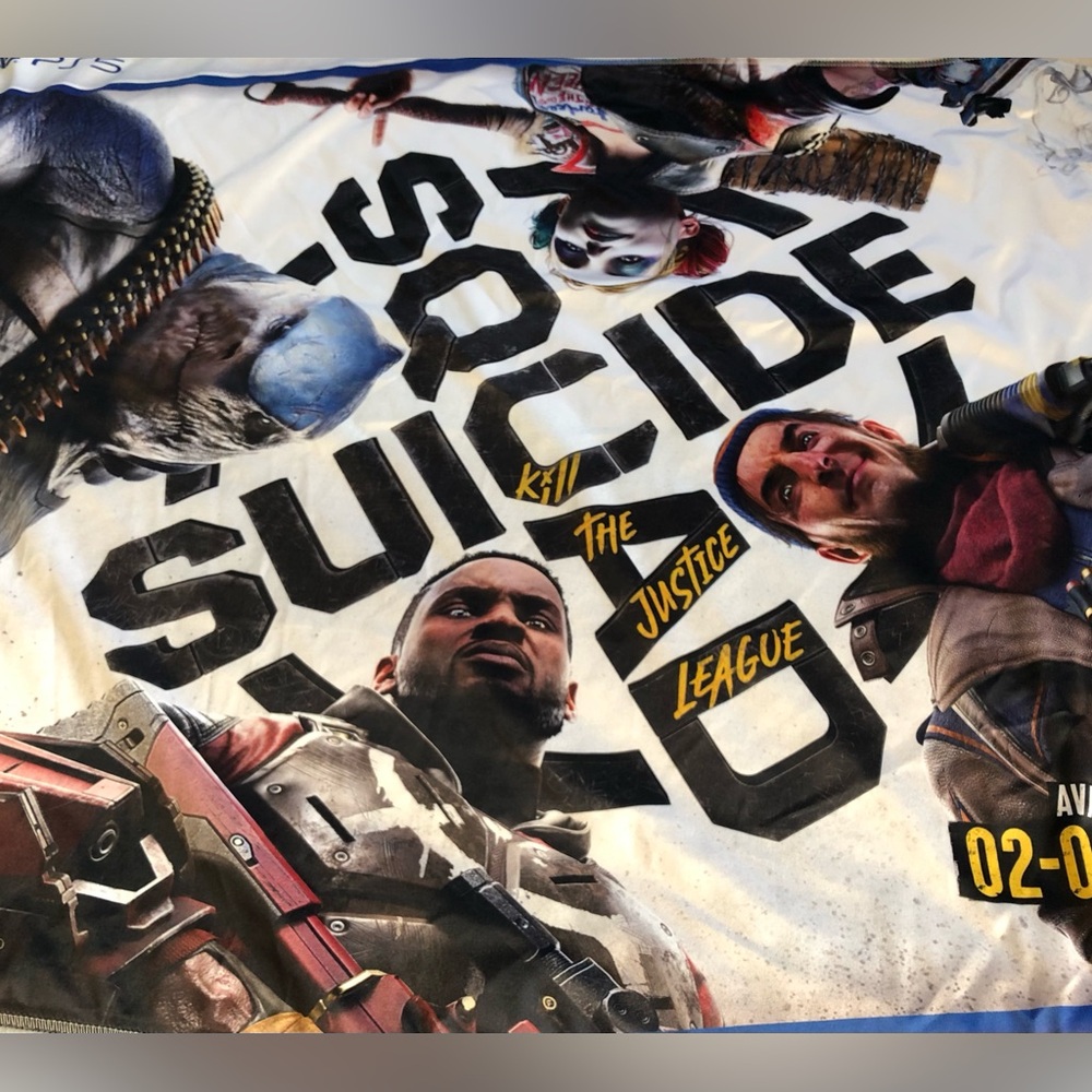 Large rare Justice League tapestry